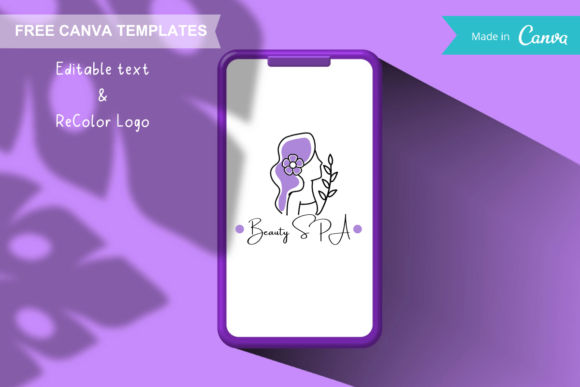 Download Canva Logo Templates - Beauty Hair Logo - Beauty Collection