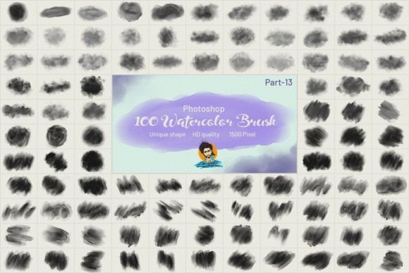 Download 100 Photoshop Watercolor Brush - Hot Collection