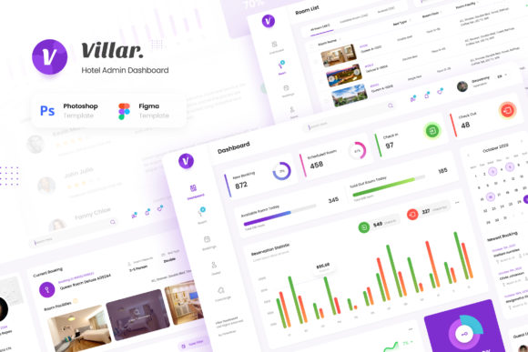 Download Villar - Hotel Booking Admin Dashboard - Hot Collection